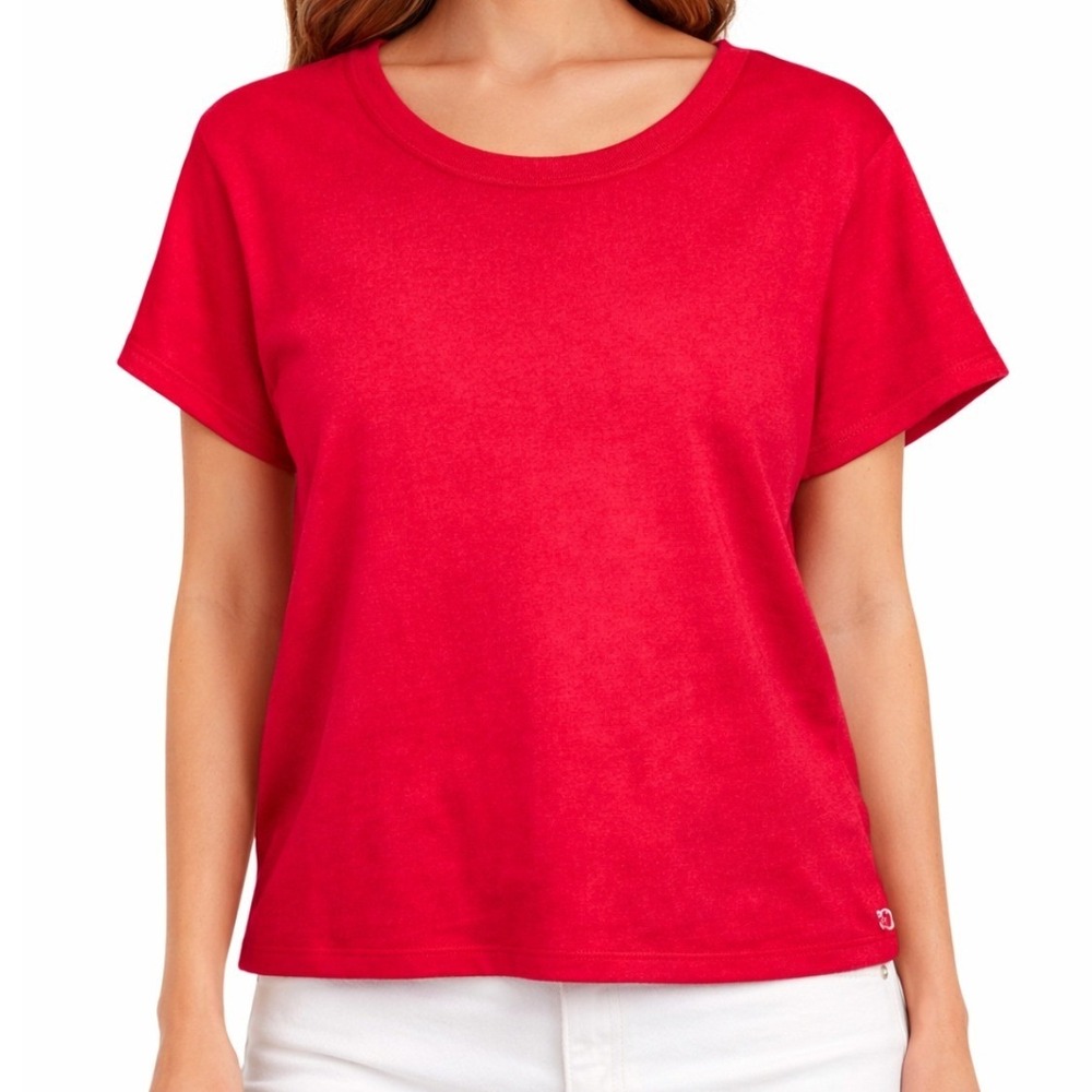 Juicy by Juicy Couture NWT Watermelon Pink Terrycloth Short Sleeve Tee Size L